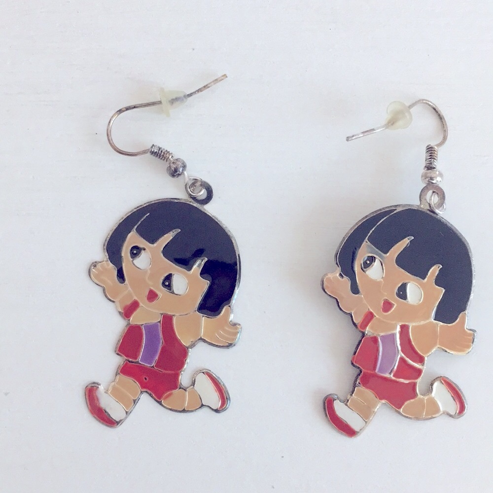 Dora Dora Charm Pierced Earrings